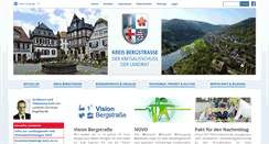 Desktop Screenshot of kreis-bergstrasse.de